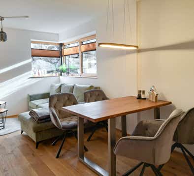 Gemeinsames Essen oder Spieleabend in der Ferienwohnung Alpenglück³ in Oy-Mittelberg